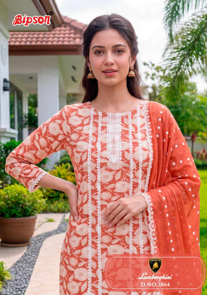 Bipson Lamborghini 3964 Pure Cotton Dress Material