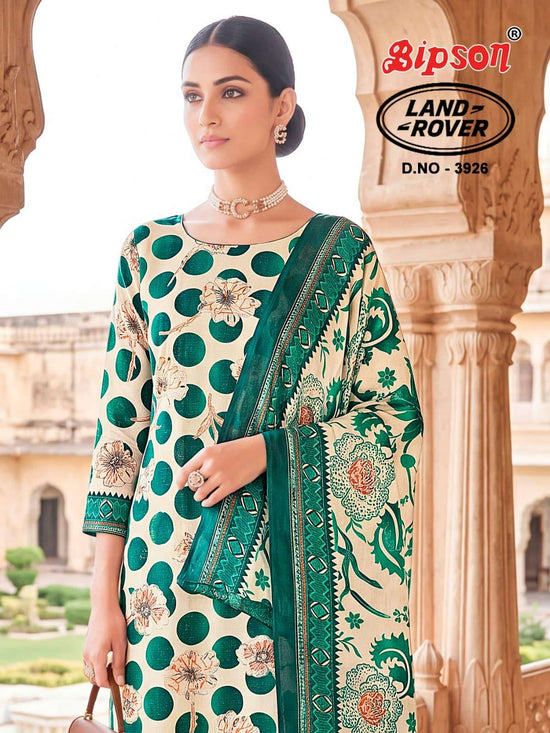 Bipson Land Rover 3926 Pure Viscose Printed Dress Material