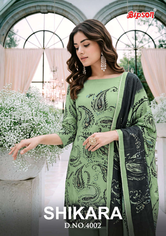 Bipson Shikara 4002 Jam Satin Dress Material