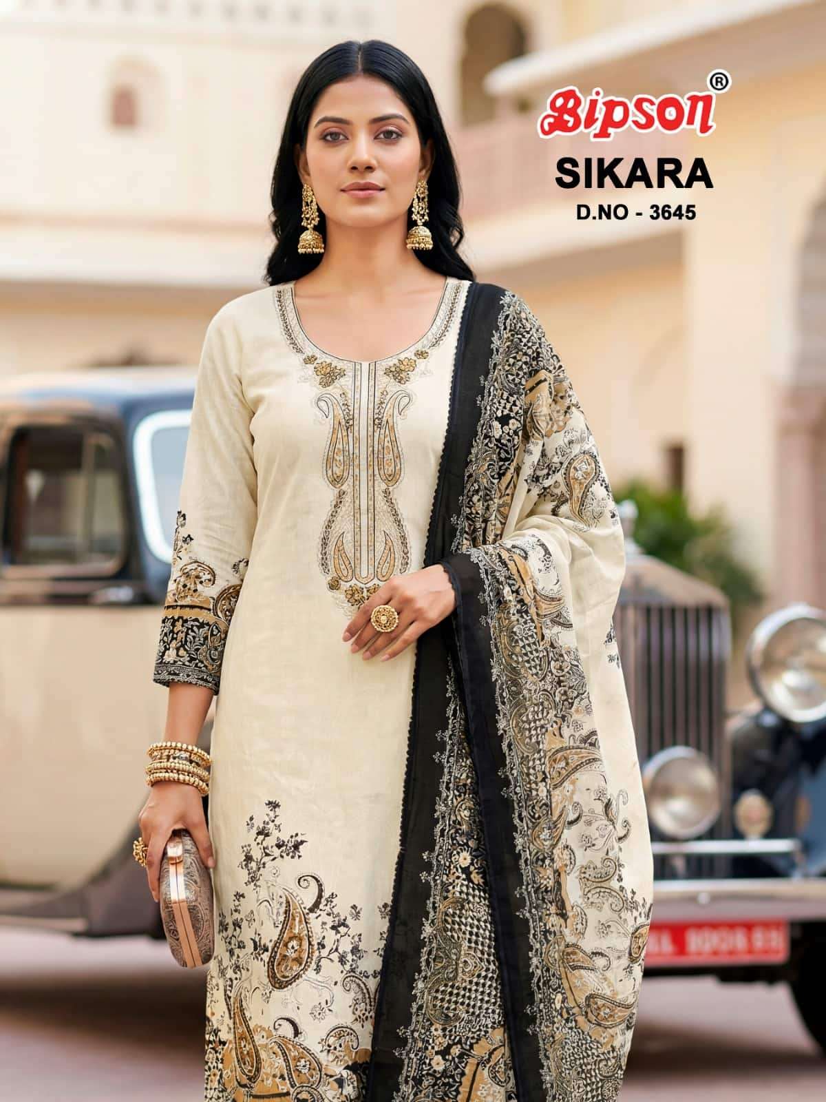 Bipson Sikara 3654 Pure Jam Satin Dress Material