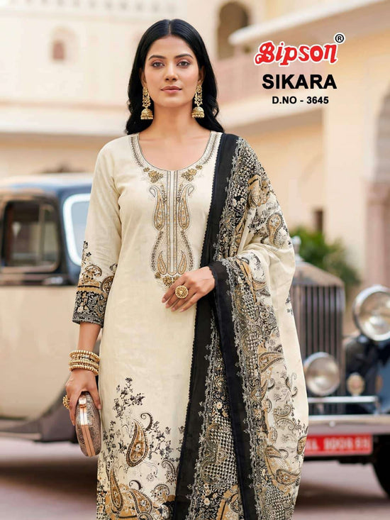 Bipson Sikara 3654 Pure Jam Satin Dress Material