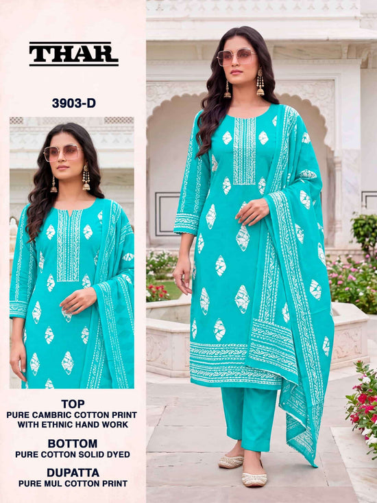 Bipson Thar 3903 Pure Cotton Printed Dress Material