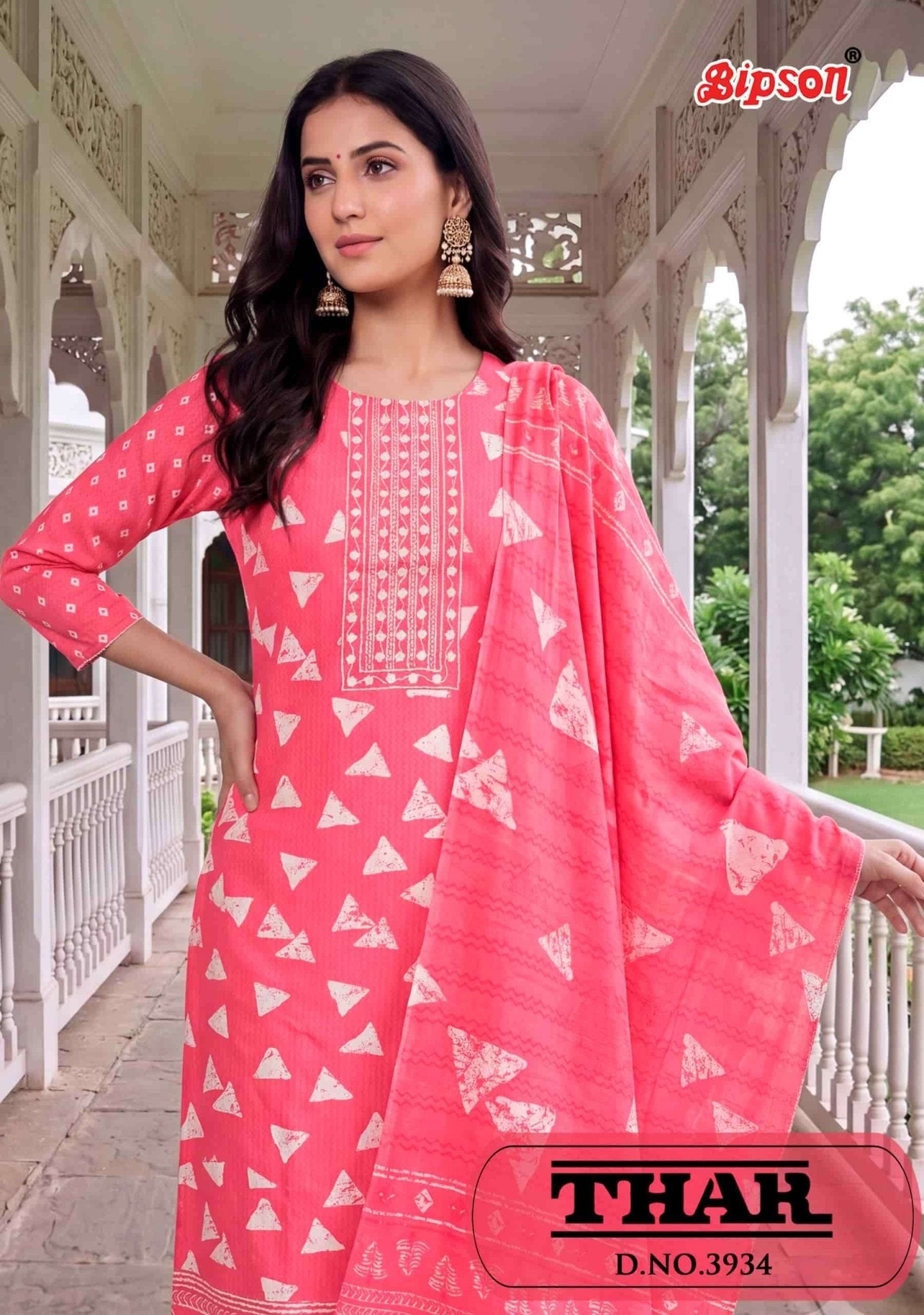 Bipson Thar 3934 Pure Cotton Printed Dress Material - Amrah Wholesale