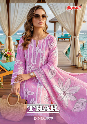 Bipson Thar 3979 Pure Cotton Dress Material