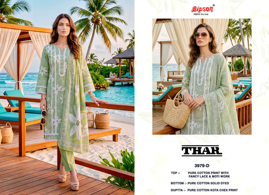 Bipson Thar 3979 Pure Cotton Dress Material