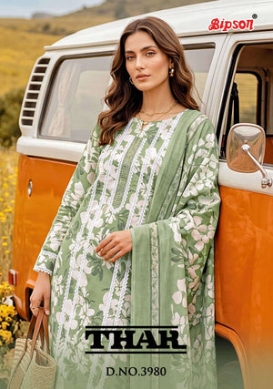 Bipson Thar 3980 Pure Cotton Dress Material
