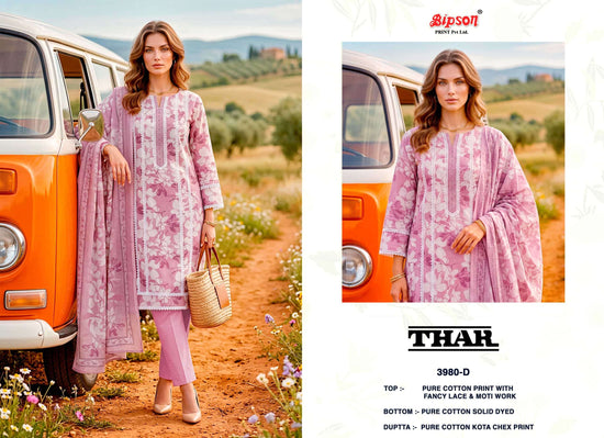 Bipson Thar 3980 Pure Cotton Dress Material