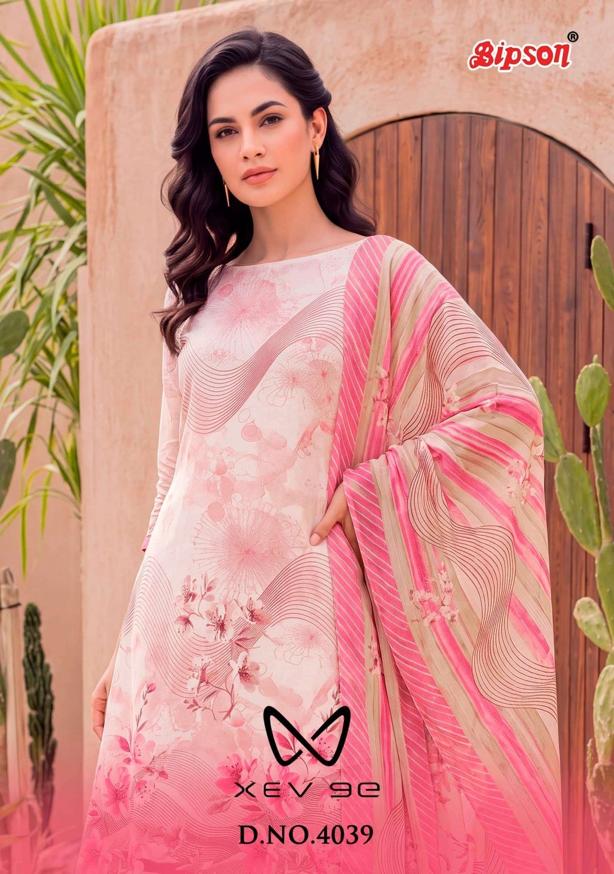 Bipson Xev 9e 4039 Pure Cotton Cambric Dress Material - Amrah Wholesale