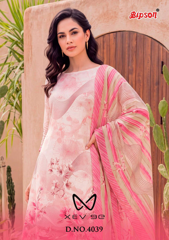 Bipson Xev 9e 4039 Pure Cotton Cambric Dress Material - Amrah Wholesale