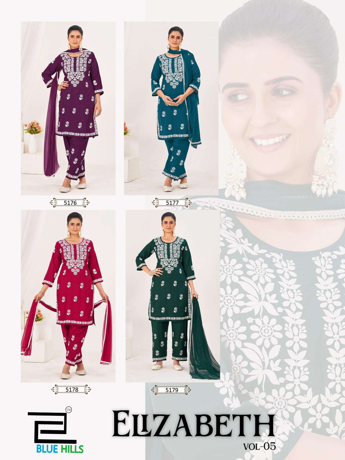 Blue Hills Elizabeth Vol - 5 - Amrah Wholesale