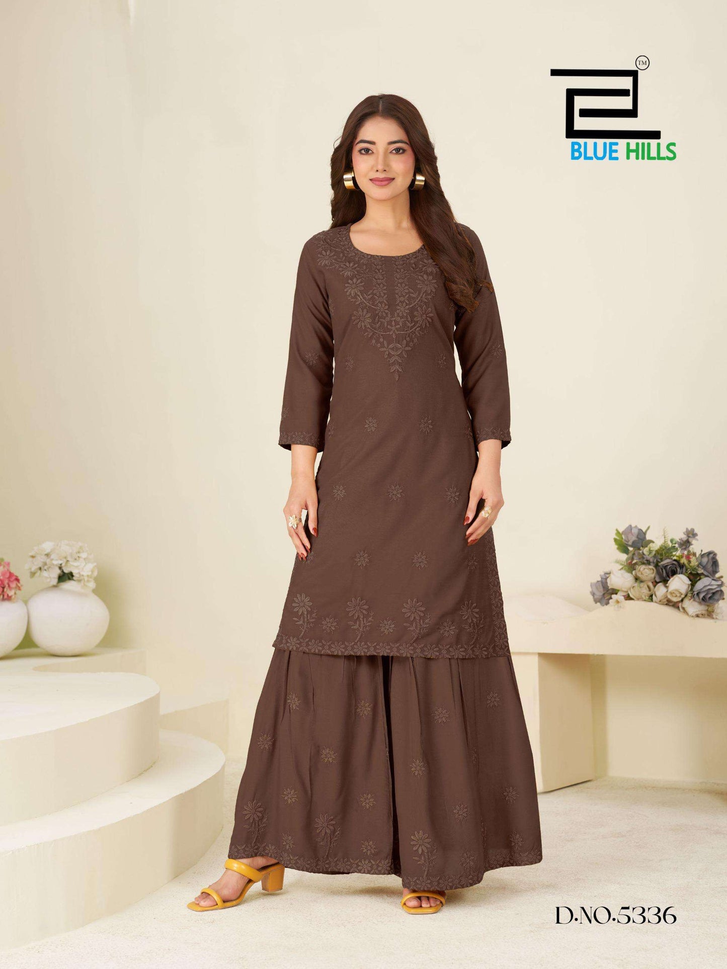 Blue Hills Heenaz Vol-5 Rayon Dress Material