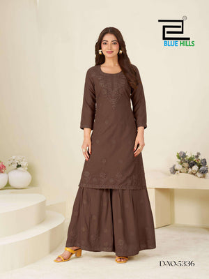 Blue Hills Heenaz Vol-5 Rayon Dress Material