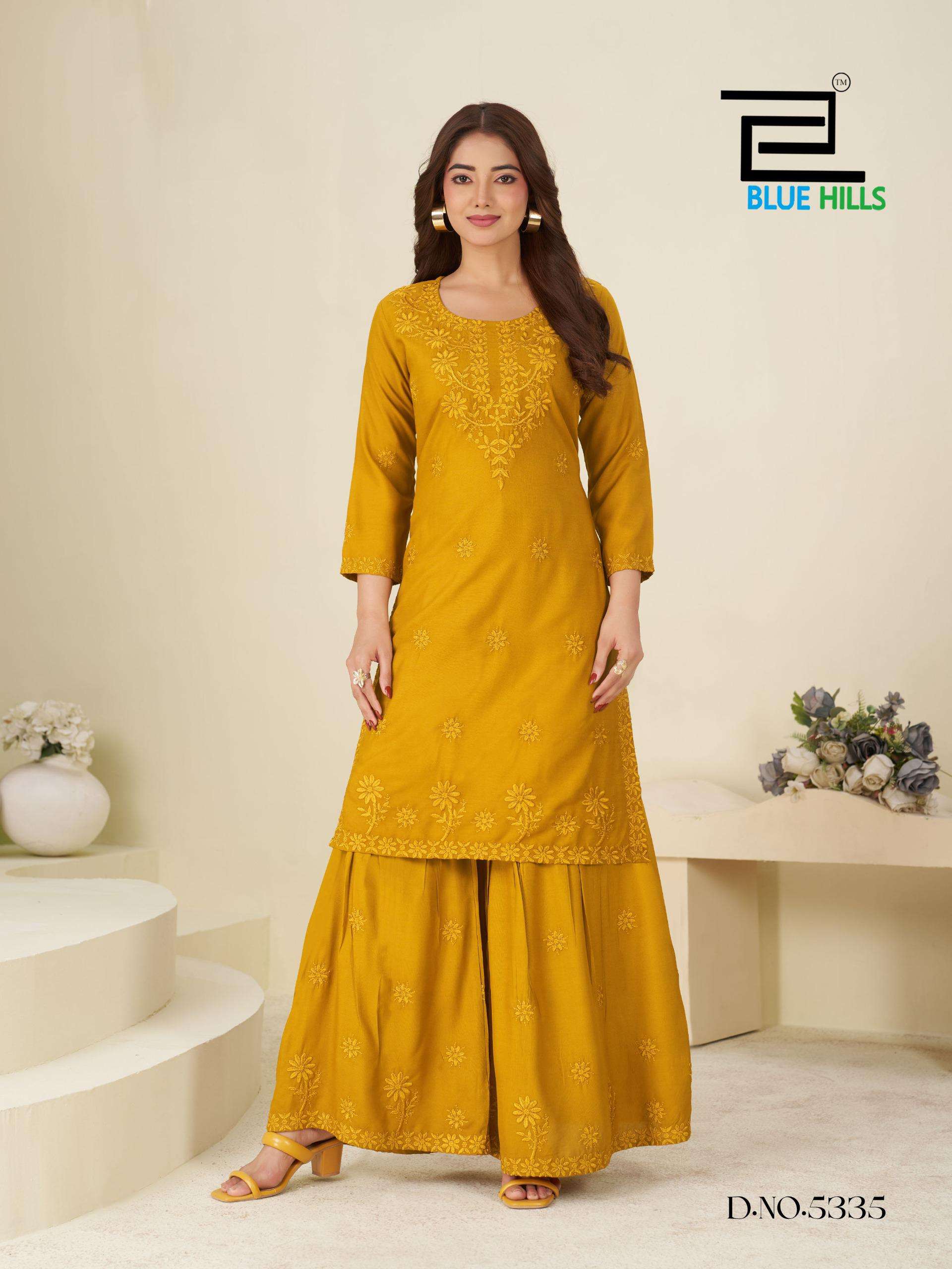 Blue Hills Heenaz Vol-5 Rayon Dress Material