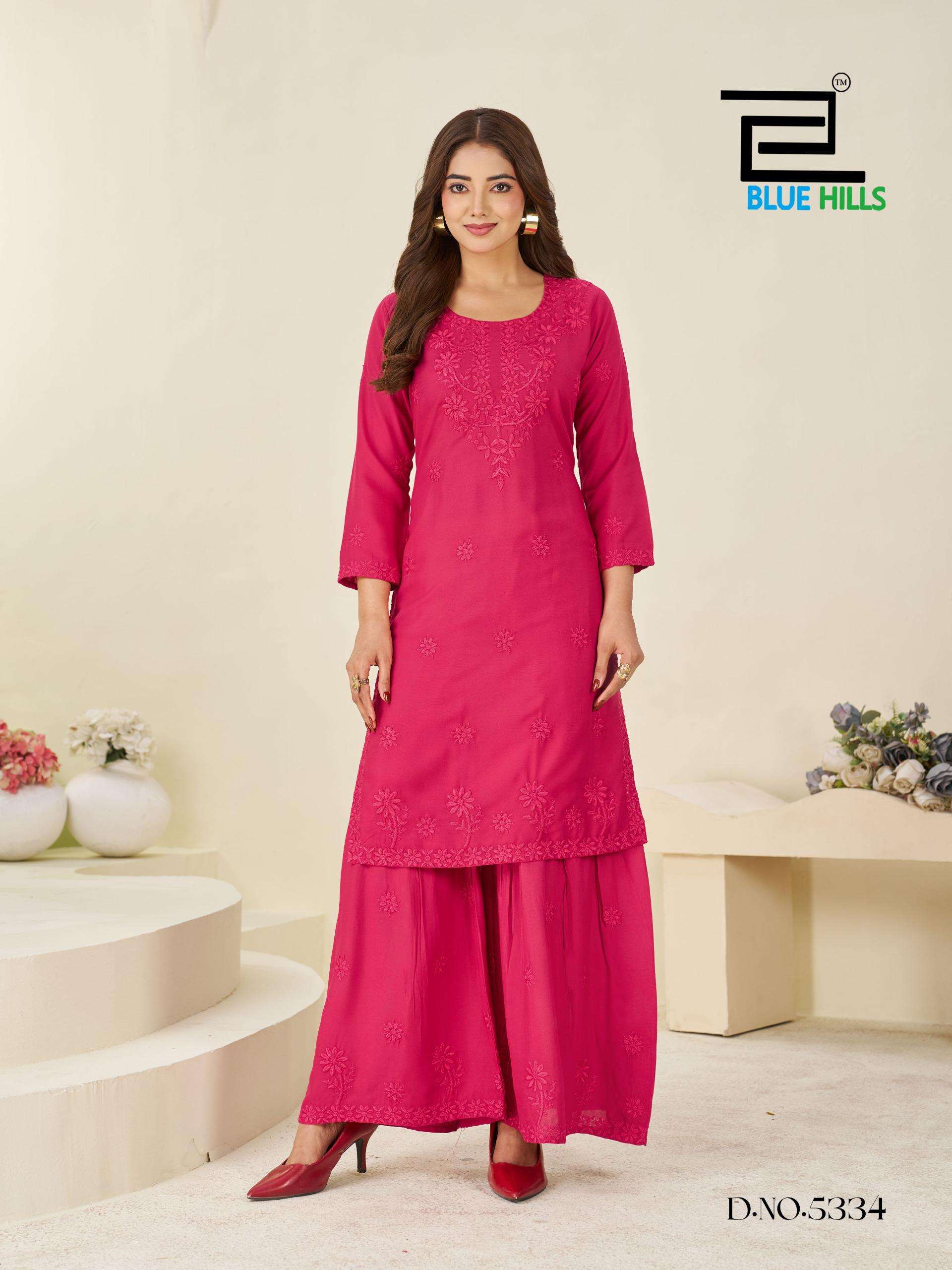 Blue Hills Heenaz Vol-5 Rayon Dress Material