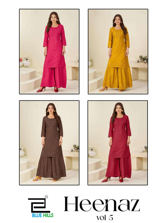 Blue Hills Heenaz Vol-5 Rayon Dress Material