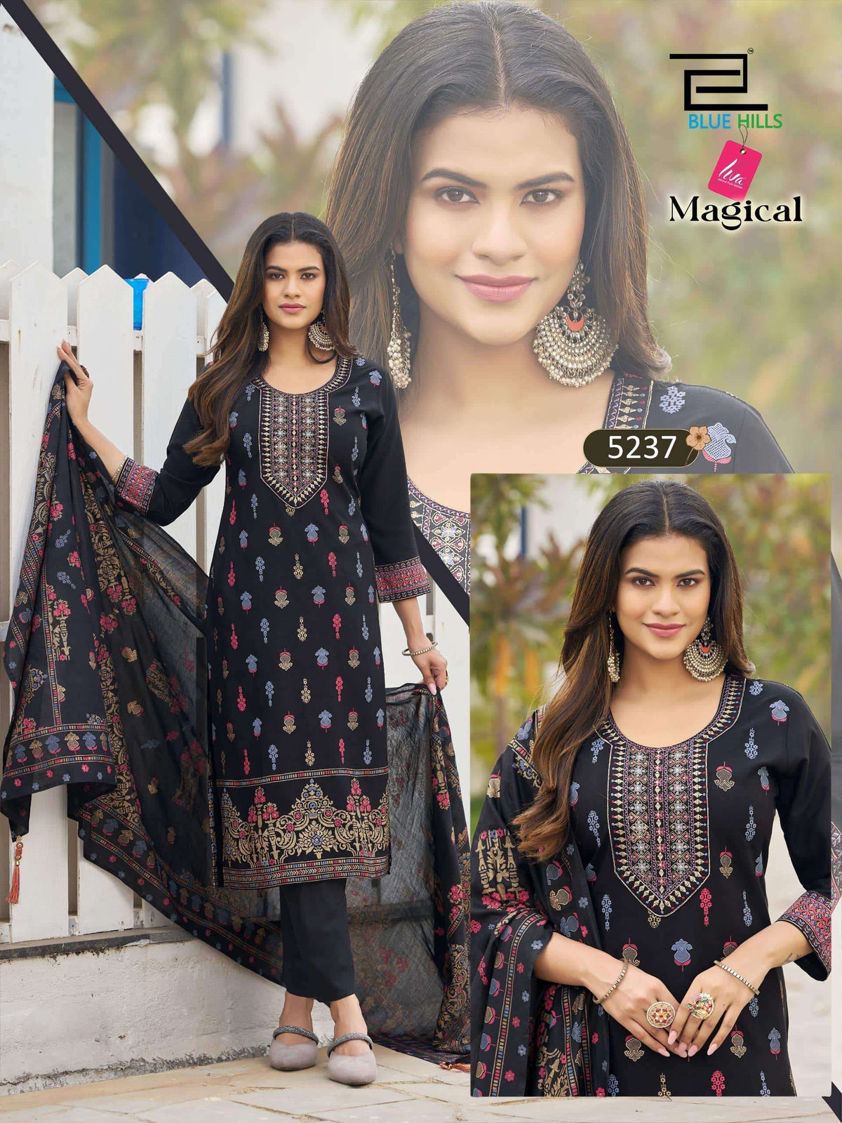 Blue Hills Magical Salwar Suit Set Wholesale Catalogue - Amrah Wholesale