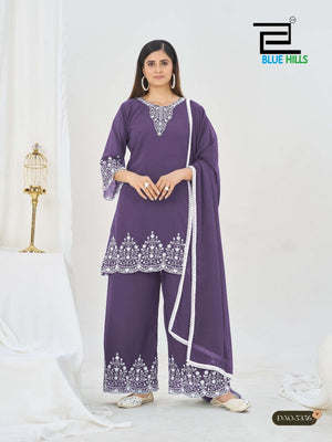 Blue Hills Mahnoor Georgette Thread Work Salwar Suit Set