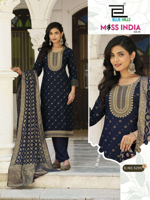 BLUE HILLS MISS INDIA VOL - 5 Rayon Salwar Suit Set - Amrah Wholesale