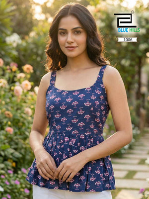 Blue Hills Princess Vol 5 Cotton Printed Kurti