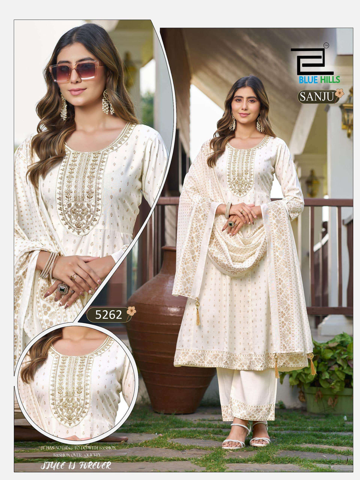 Blue Hills Sanju Series Rayon Salwar Suit Set - Amrah Wholesale