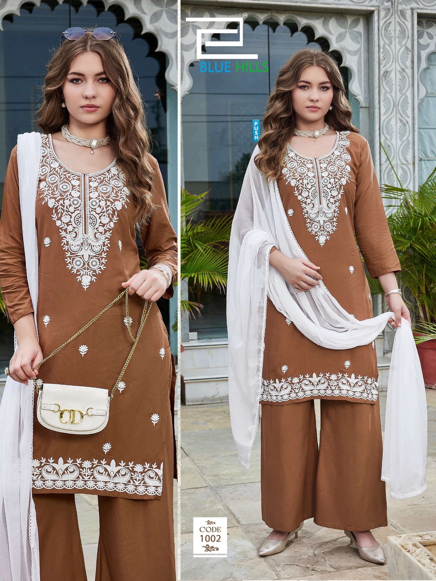 BLUE HILLS ZIVA VOL-3 Rayon Embroidery Salwar Suit Set