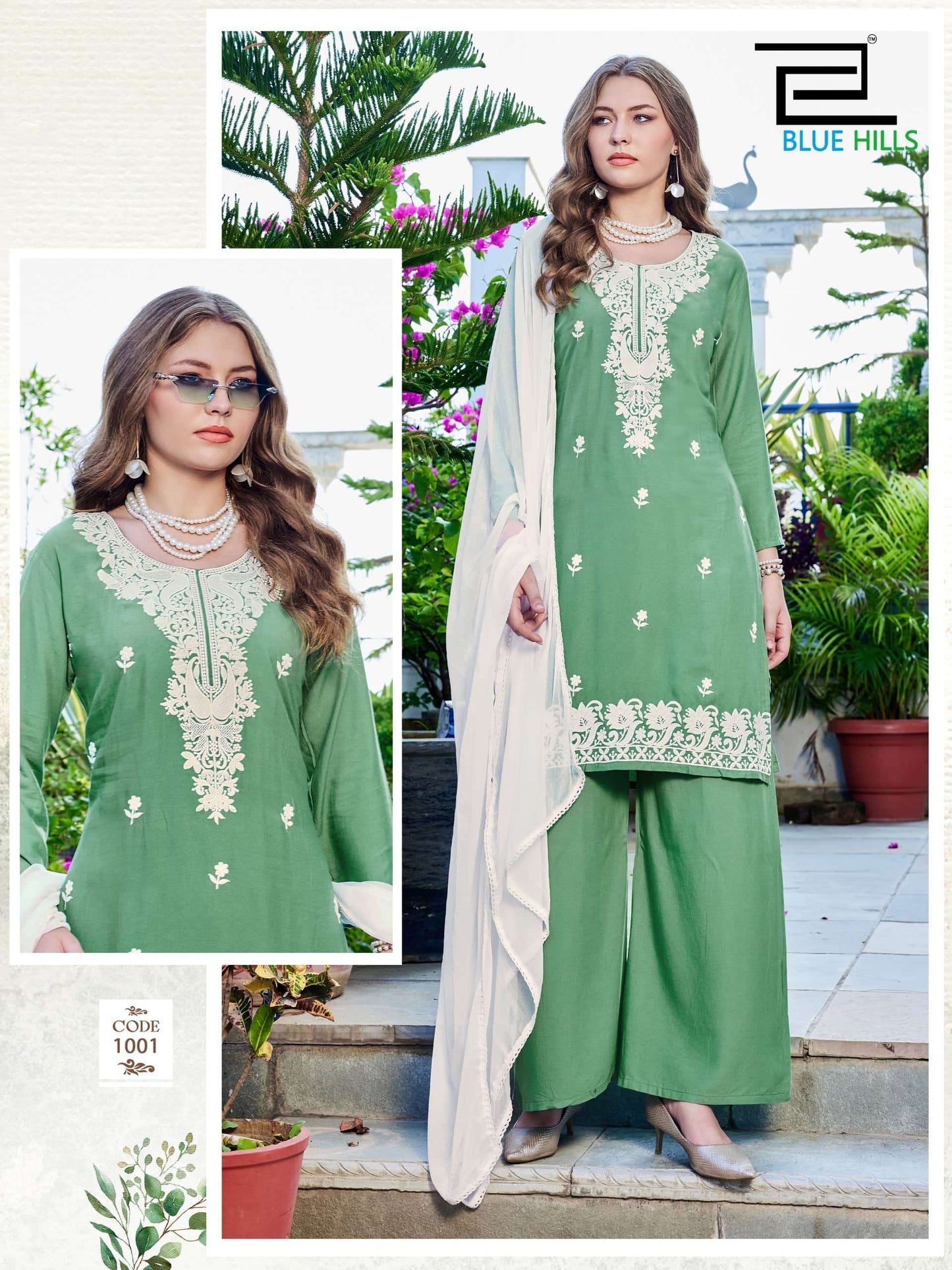 BLUE HILLS ZIVA VOL-3 Rayon Embroidery Salwar Suit Set