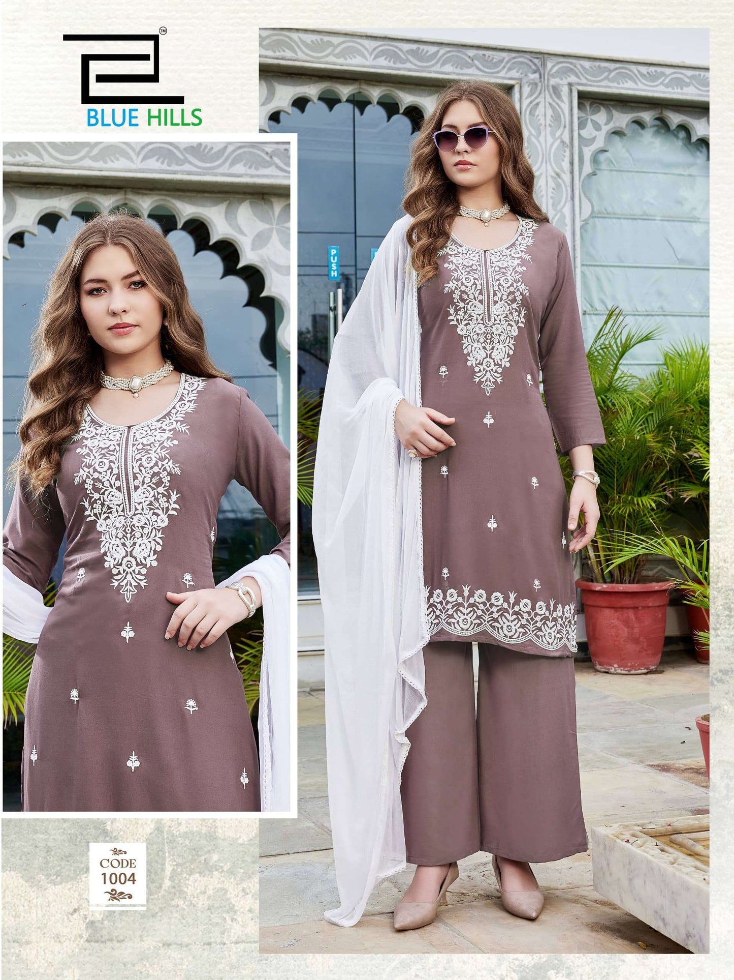BLUE HILLS ZIVA VOL-3 Rayon Embroidery Salwar Suit Set