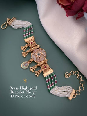 Brass High Gold Bracelets 9