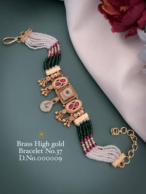 Brass High Gold Bracelets 9