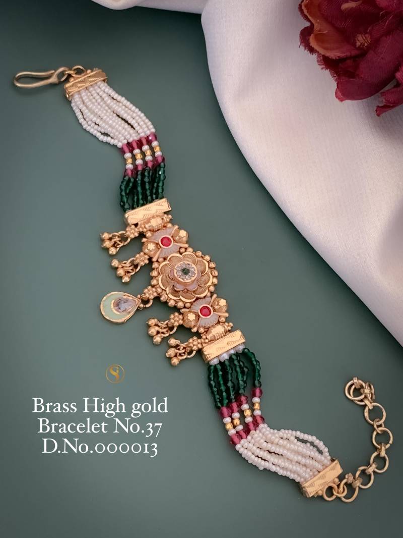 Brass High Gold Bracelets 9