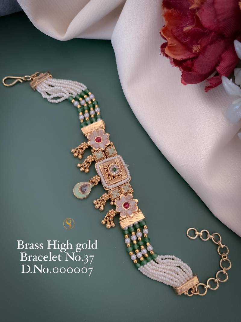 Brass High Gold Bracelets 9