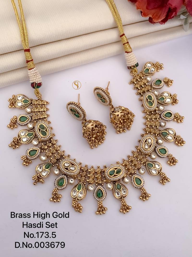 Brass High Gold Hasdi Set 40