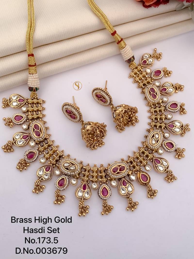 Brass High Gold Hasdi Set 40