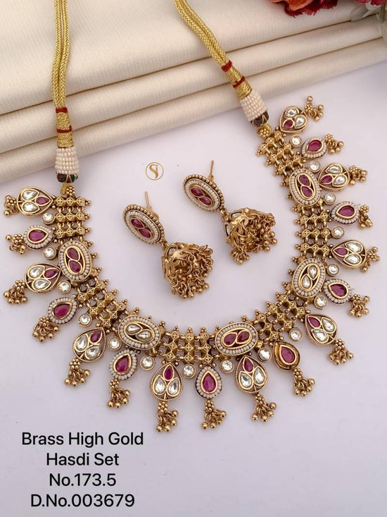 Brass High Gold Hasdi Set 40