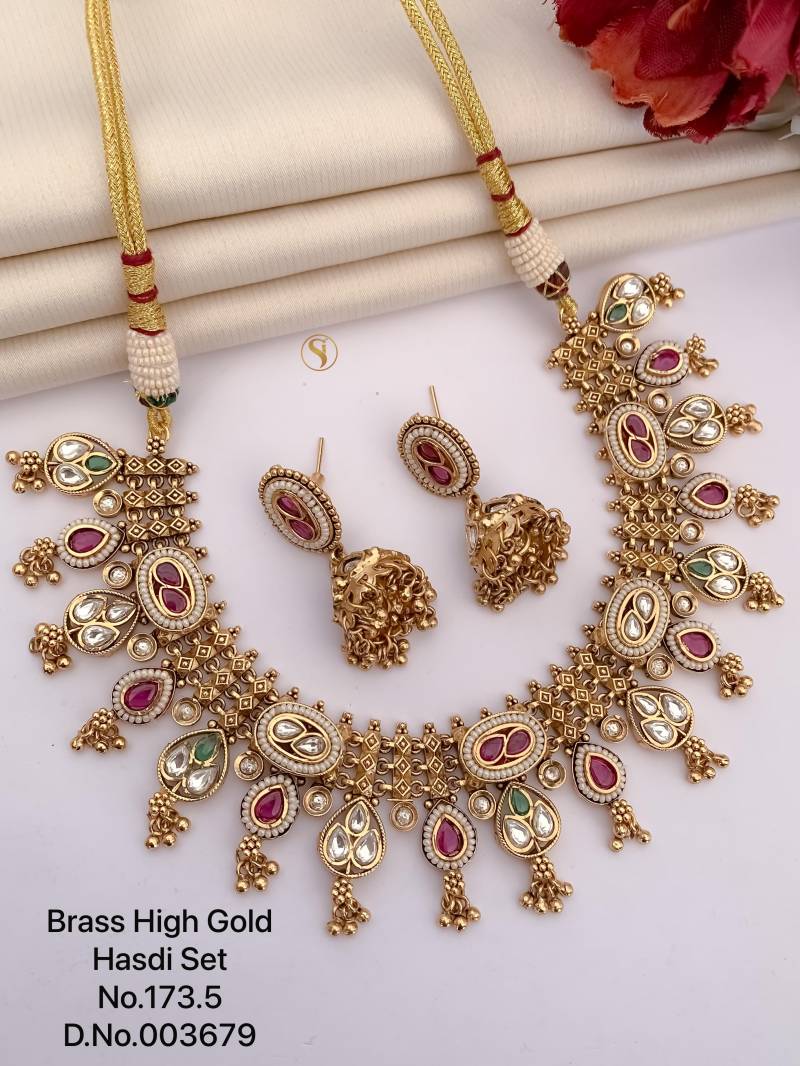 Brass High Gold Hasdi Set 40