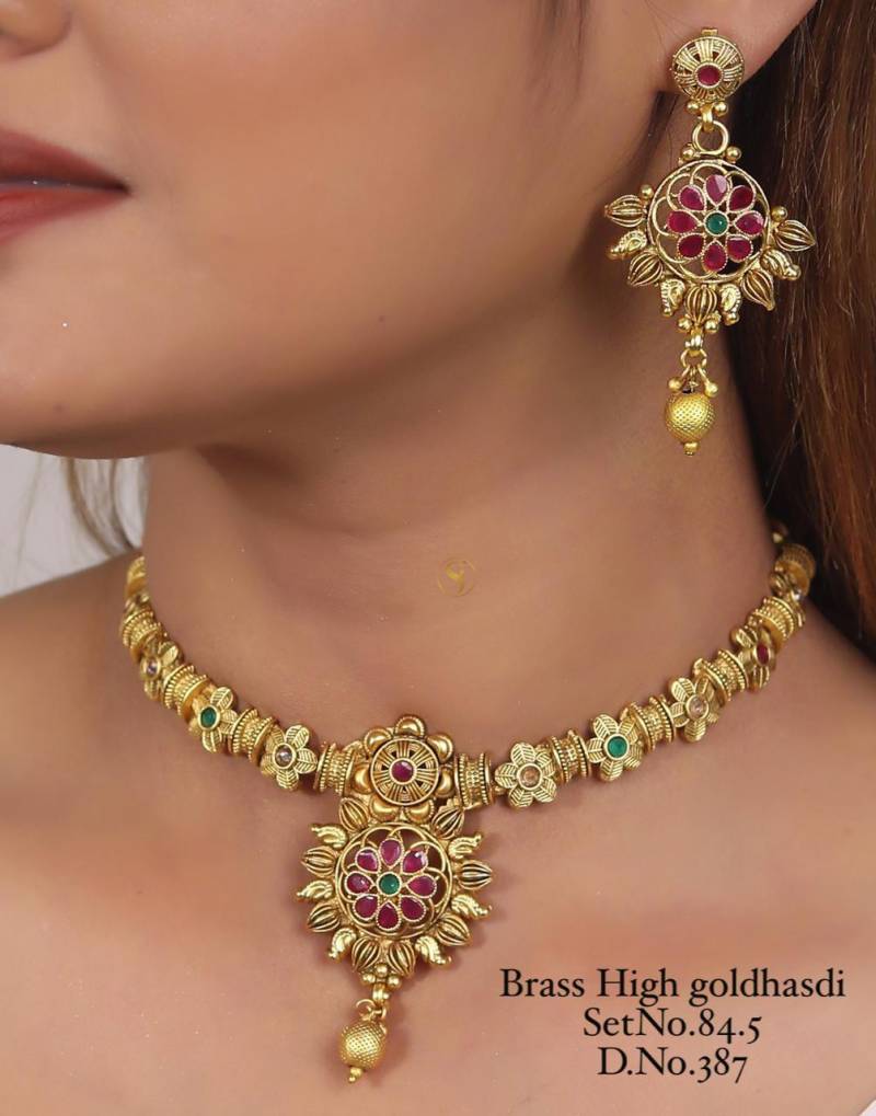 Brass High Gold Hasdi Set 68