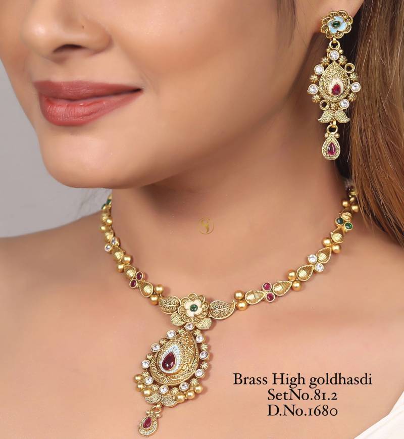 Brass High Gold Hasdi Set 68