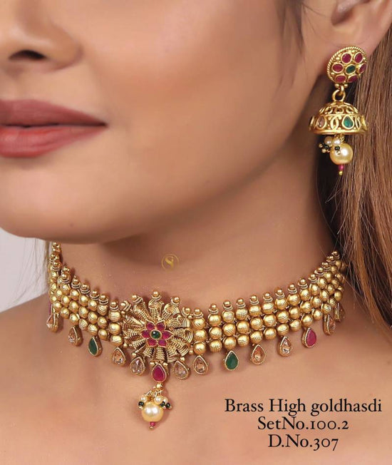 Brass High Gold Hasdi Set 69