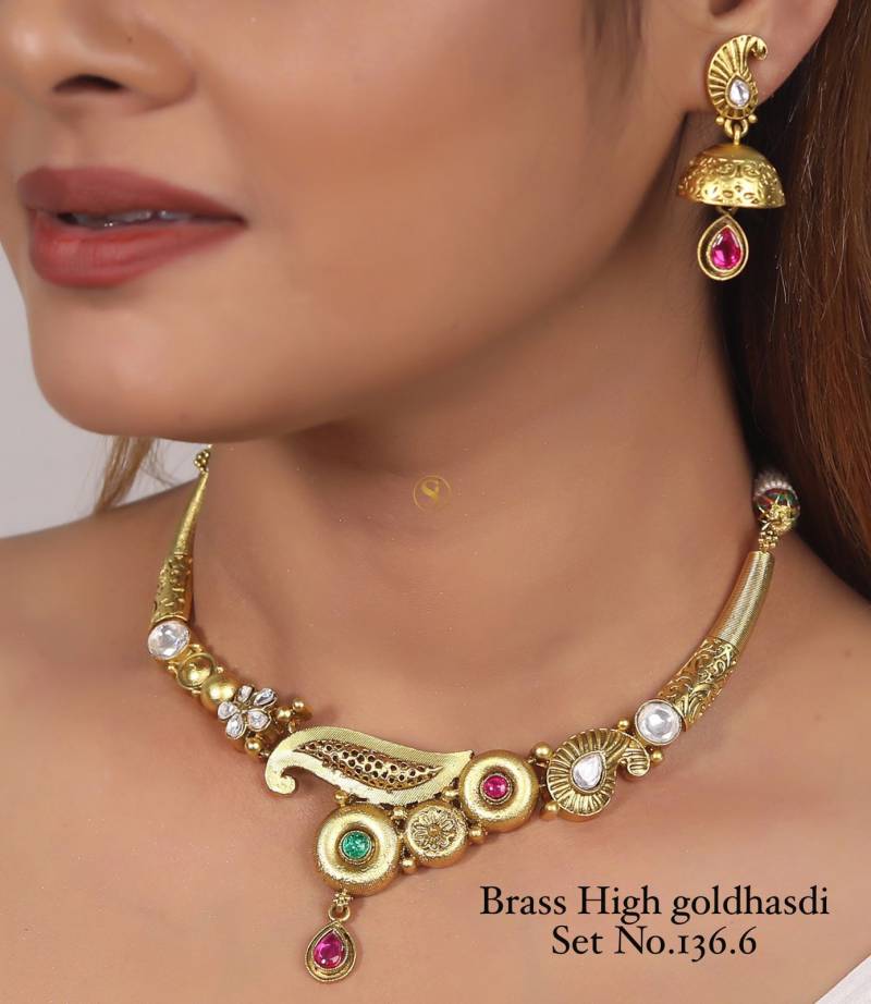 Brass High Gold Hasdi Set 70