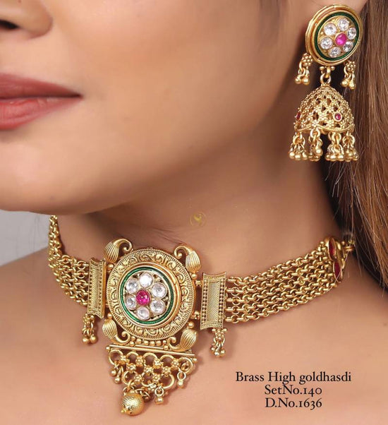 Brass High Gold Hasdi Set 70