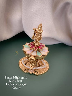 Brass High Gold Kankavati 1