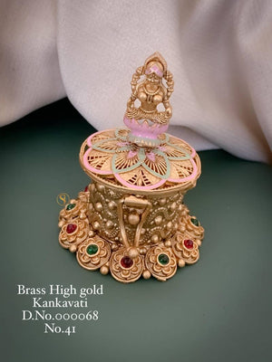 Brass High Gold Kankavati 1
