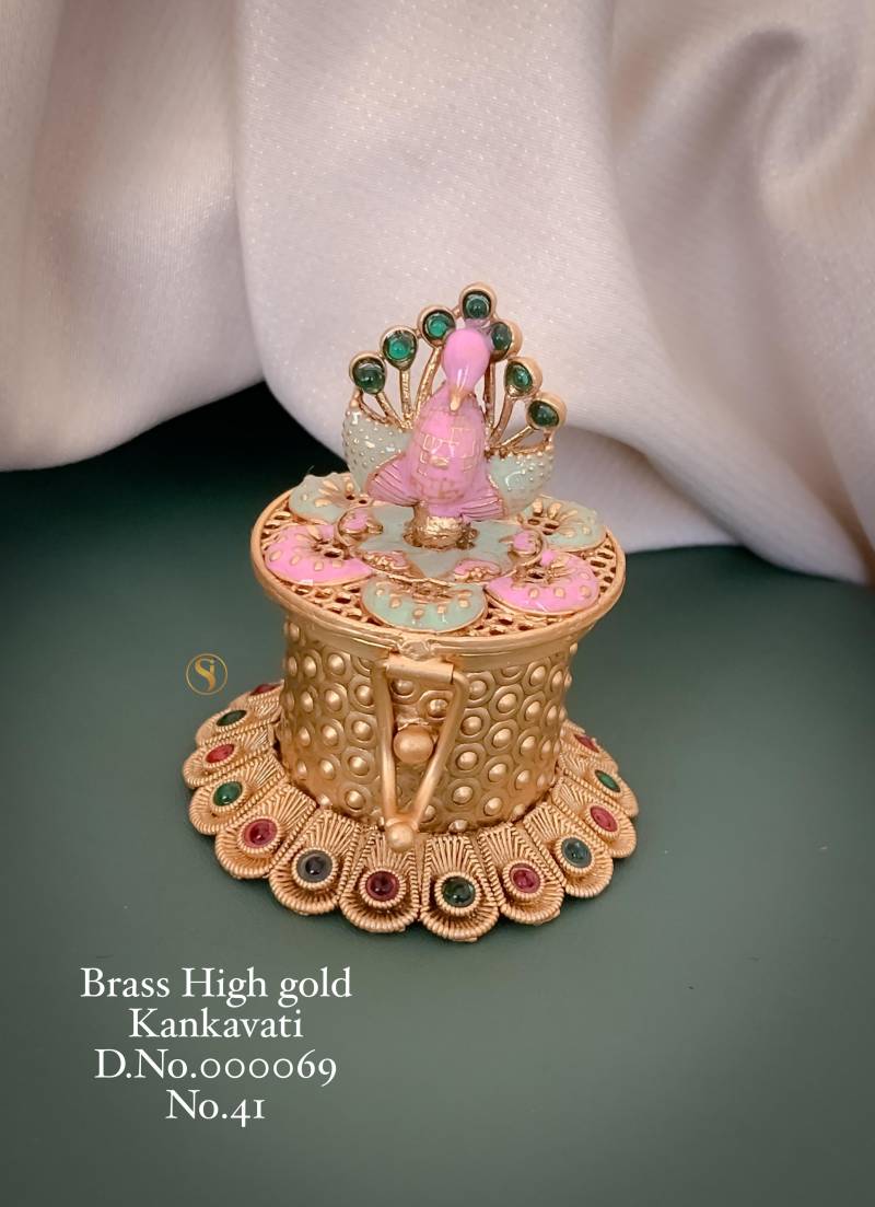Brass High Gold Kankavati 1