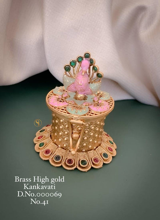 Brass High Gold Kankavati 1