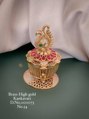 Brass High Gold Kankavati 7