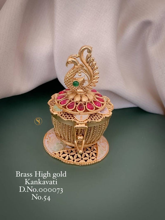 Brass High Gold Kankavati 7