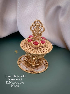 Brass High Gold Kankavati 7