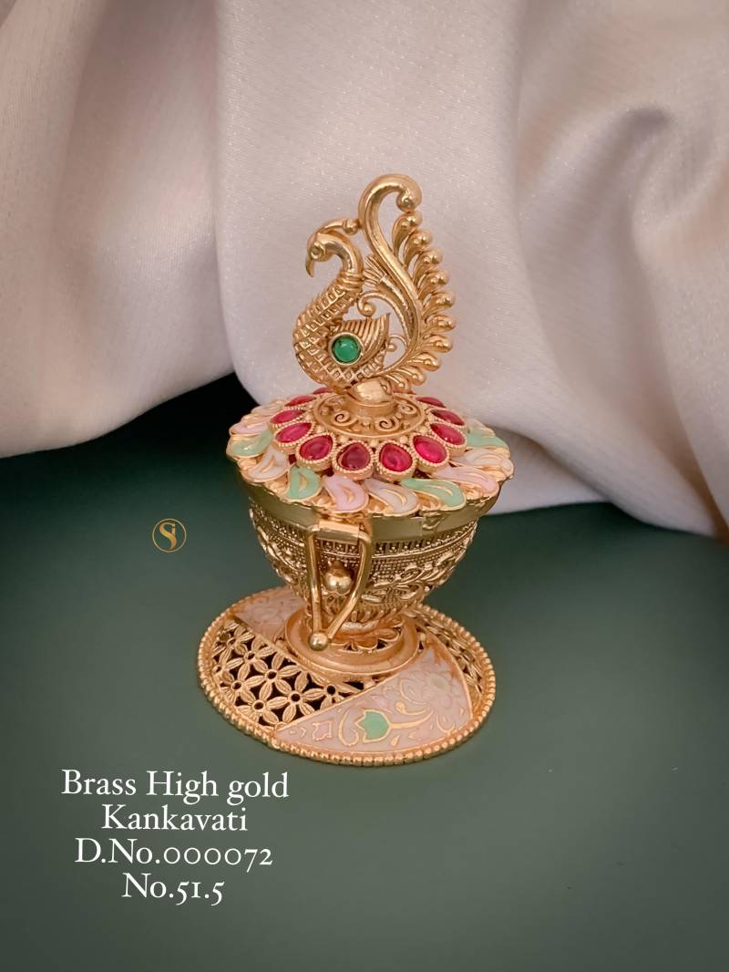 Brass High Gold Kankavati 7