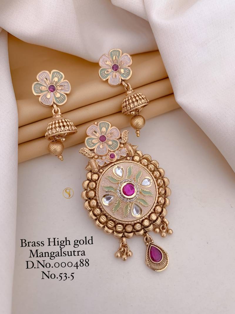 Brass High Gold Mangalsutra 24