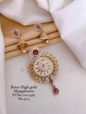 Brass High Gold Mangalsutra 24
